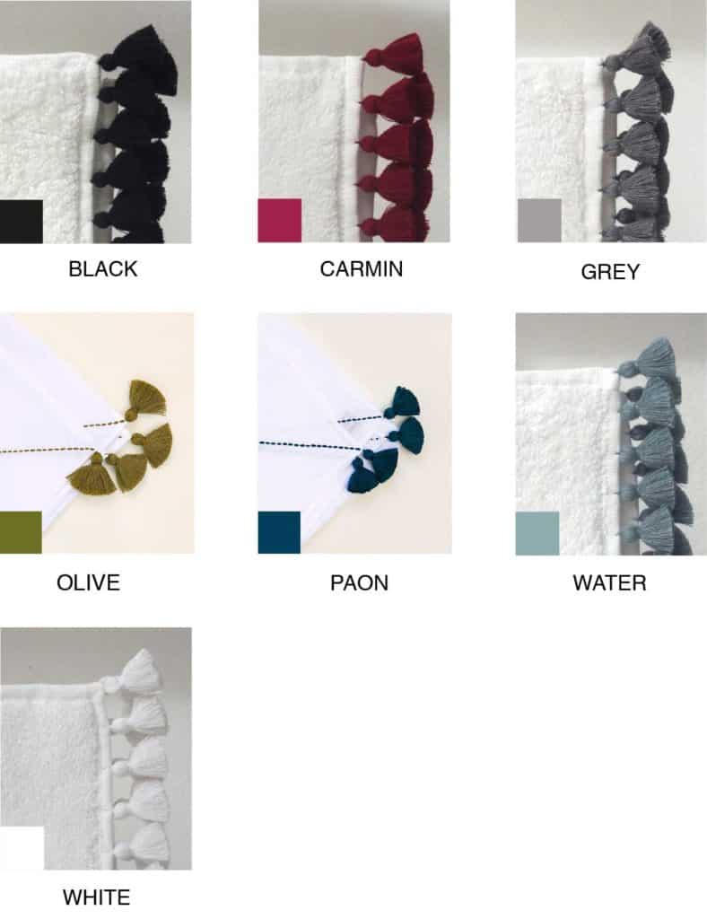 linge de maison sur mesure coloris unis V.Barkowski